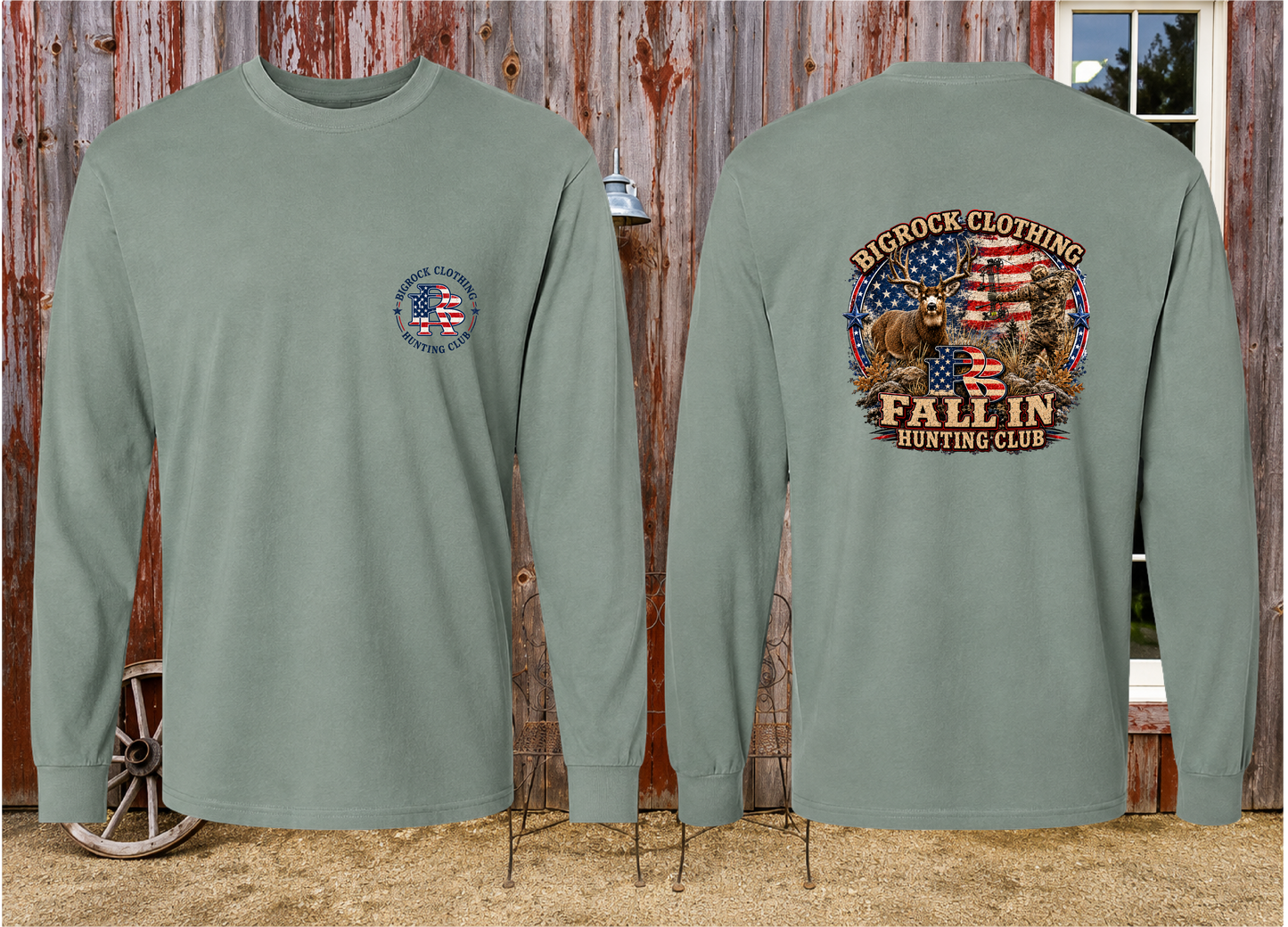 Long Sleeve Light Rock "Fall In" Mule Deer Archery (New Design)