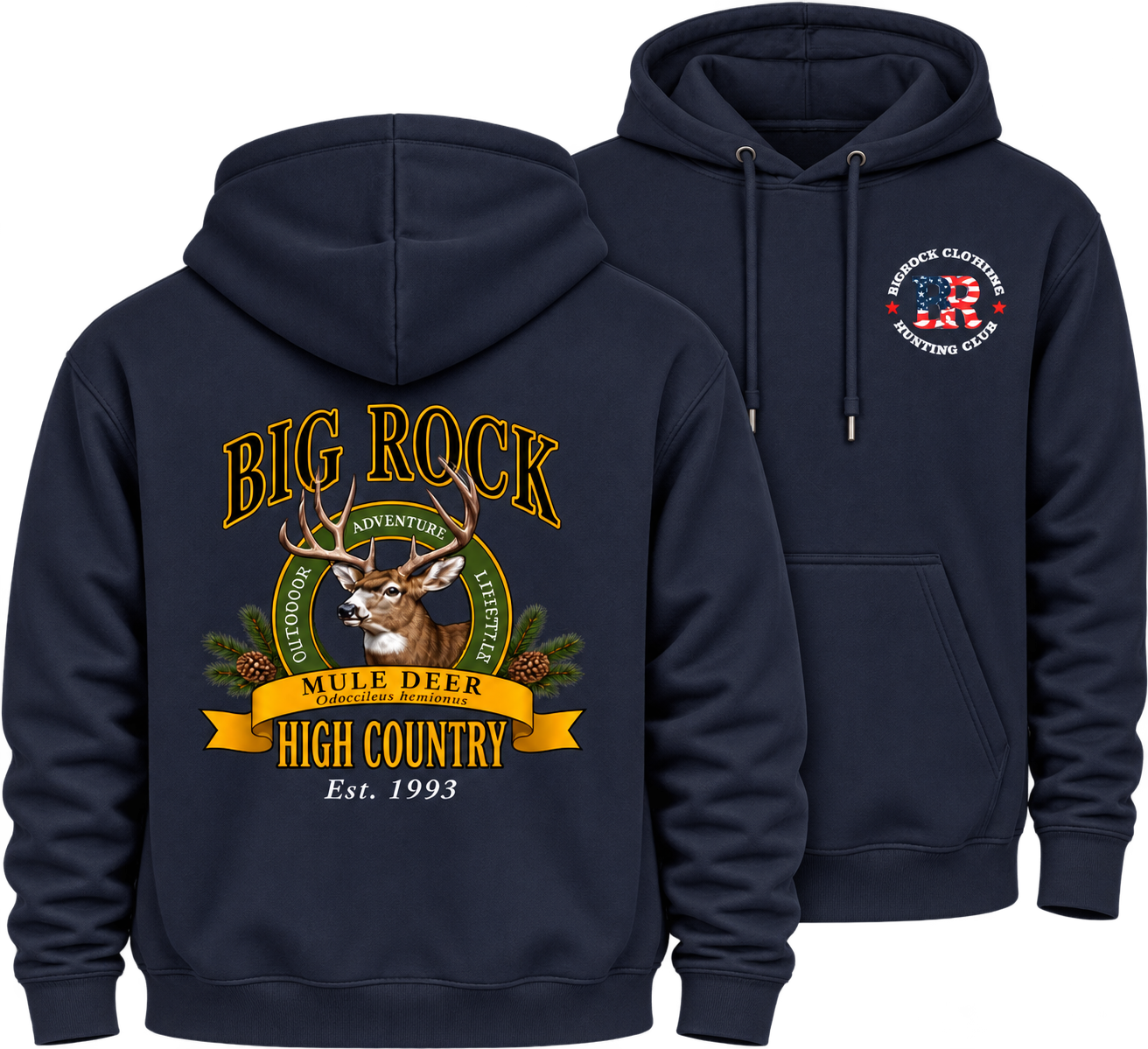 Hoodie Heavy High Country Mule Deer