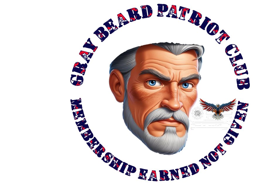 Graybeard Patriot Club Light Rock Freedom Fighter