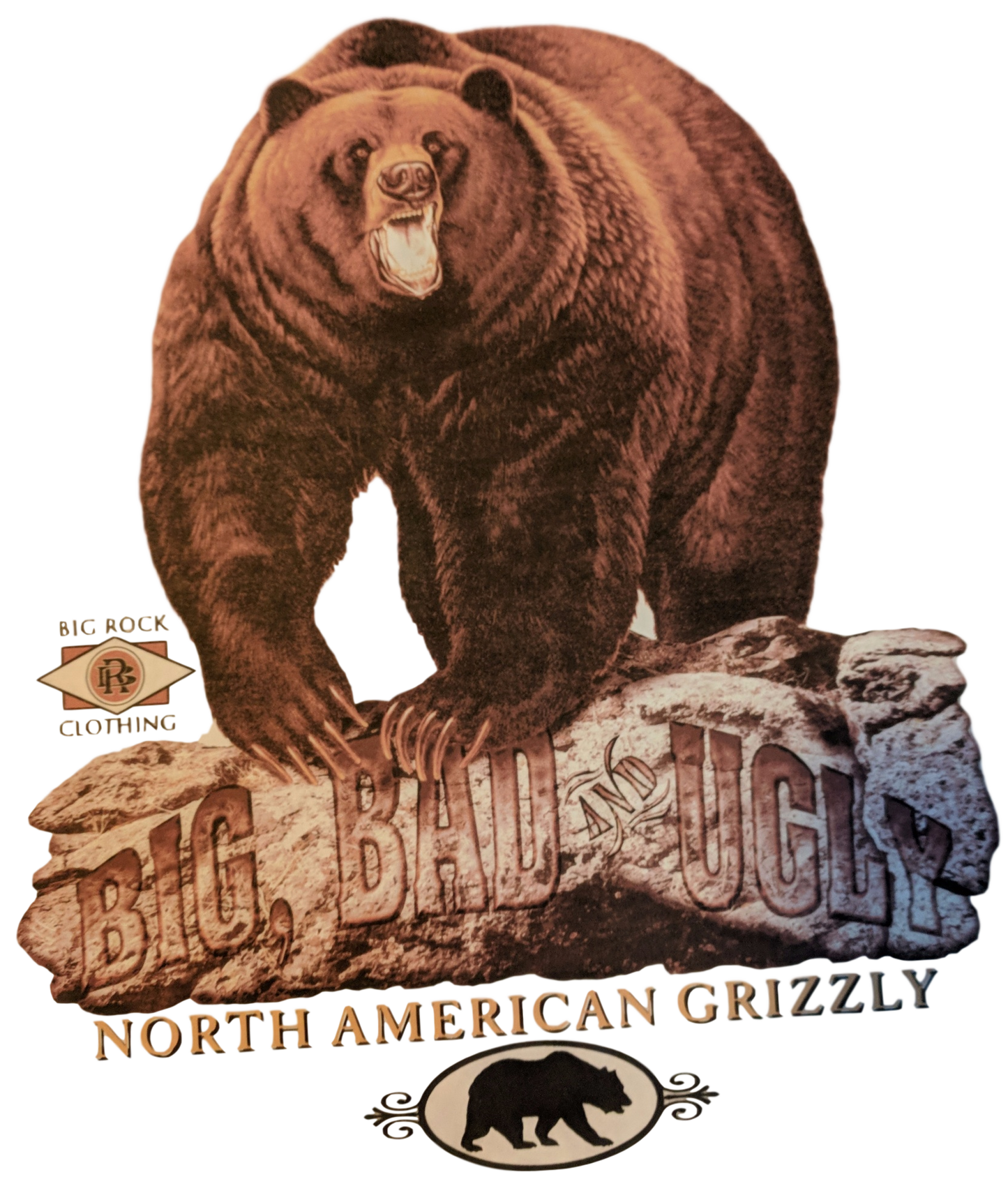Sweatshirt Heavy Rock Big, Bad & Ugly Grizzly
