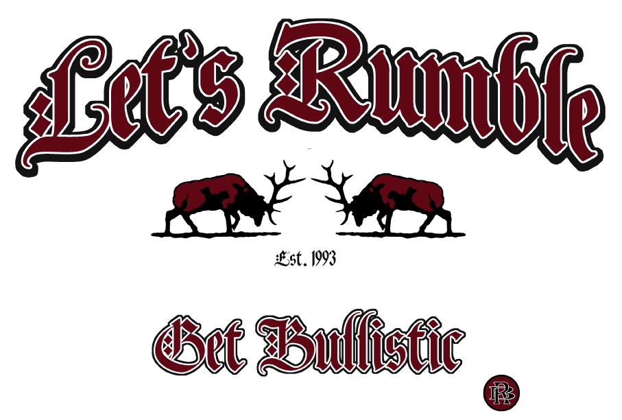 Sweatshirt Heavy Rock Lets Rumble (Front)