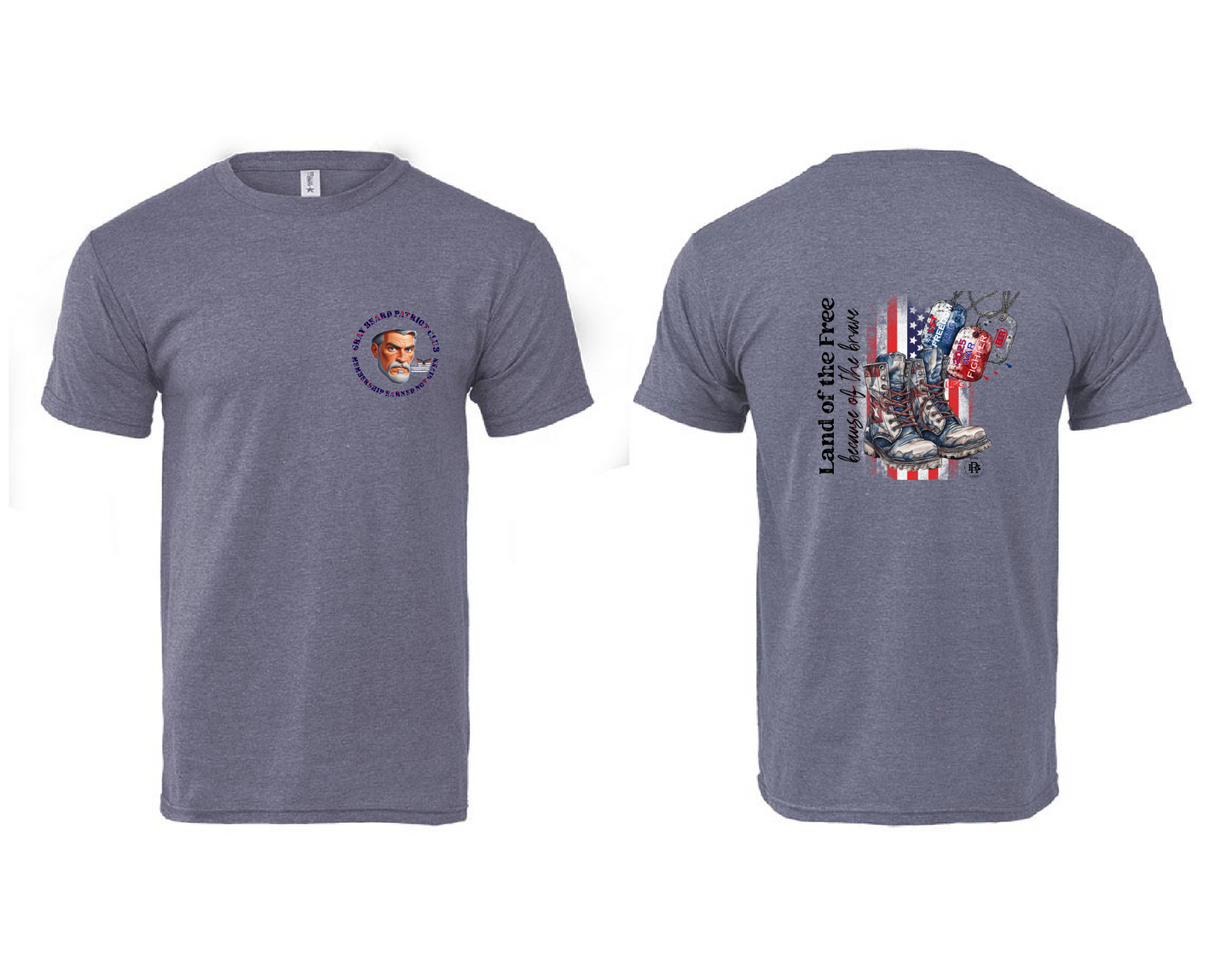 Graybeard Patriot Club Light Rock Freedom Fighter