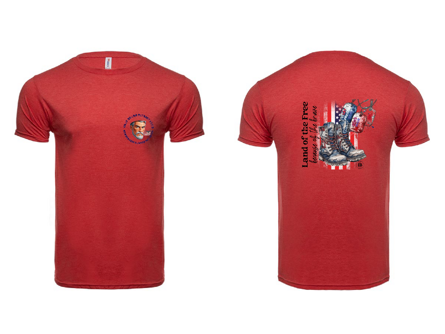 Graybeard Patriot Club Light Rock Freedom Fighter