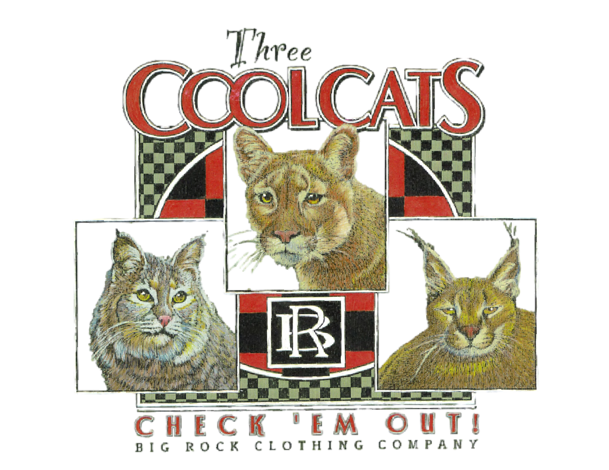 LightRock Tee 3 Cool Cats