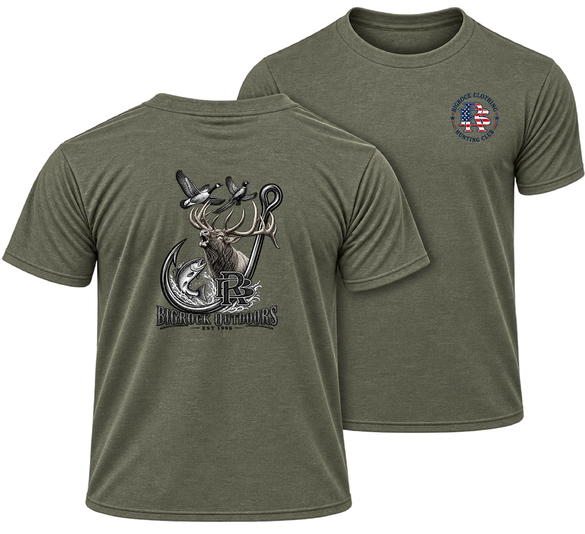 Light Rock Tee - Hooked on the outdoors