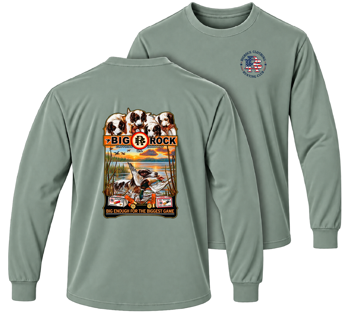 1342 Long Sleeve Light Rock Puppies Opening Day