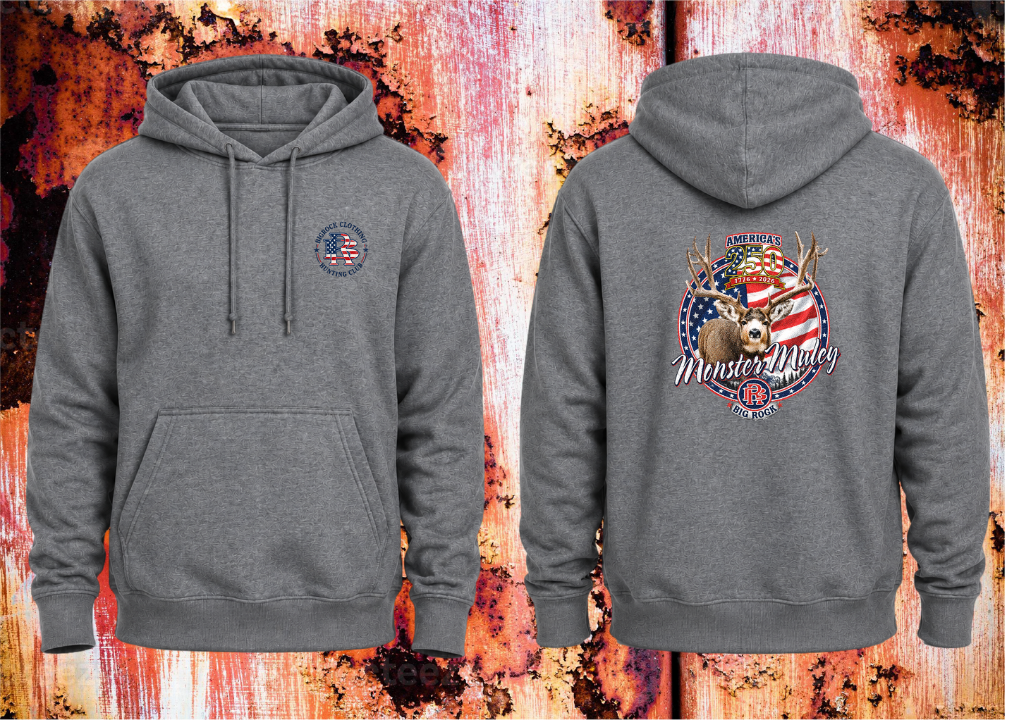 Hoodie Heavy Rock America 250 Monster Muley