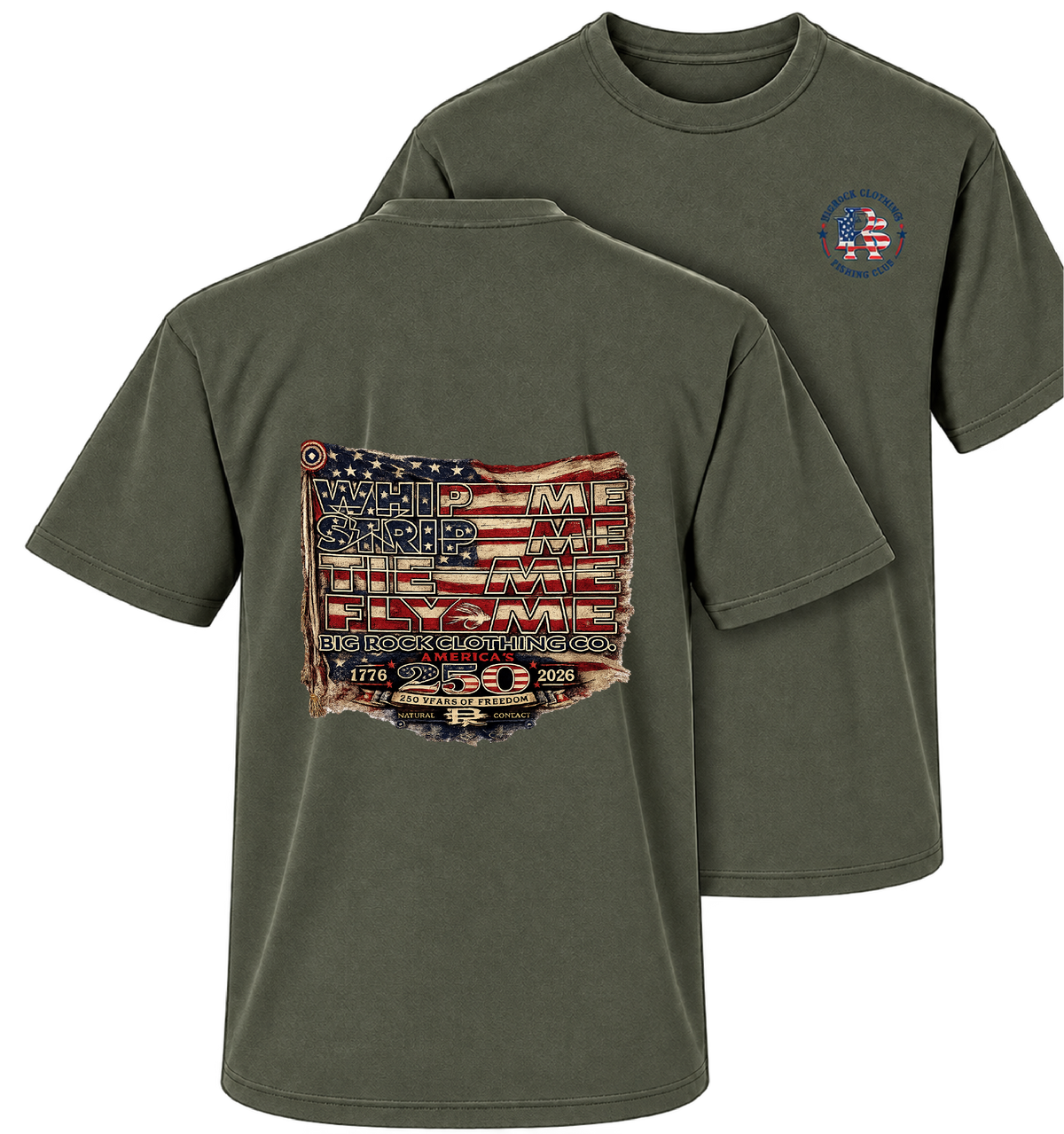 Heavy Rock America 250 Whip Me (Heavy Boxy oversize Shirt)
