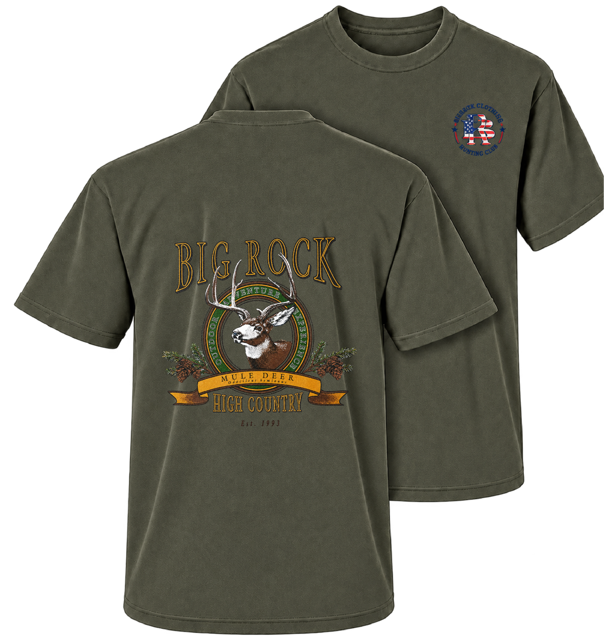 Heavyrock High Country Deer(Heavy Boxy oversize Shirt)