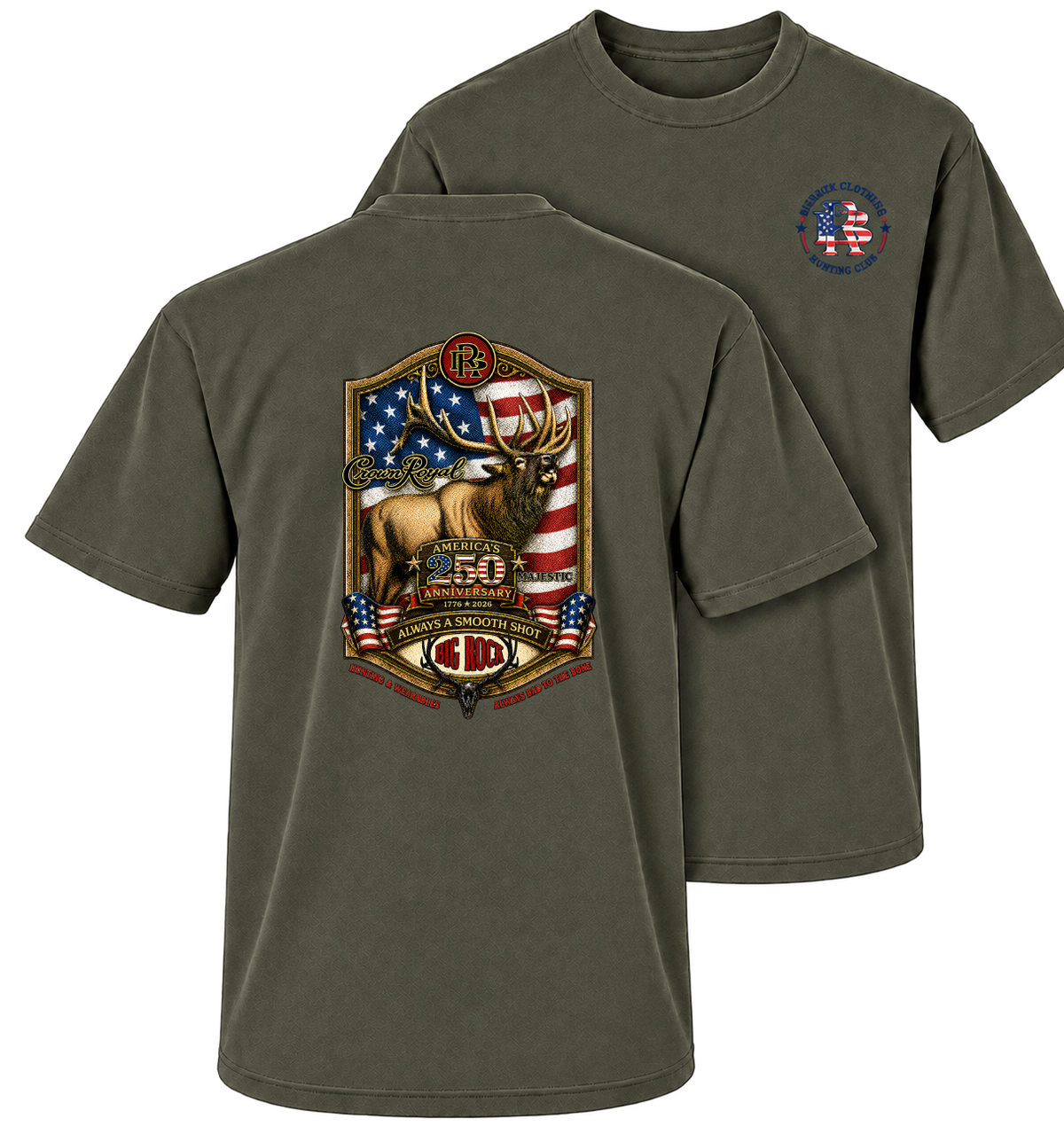 Heavy Rock America 250 Crown Royal (Heavy Boxy oversize Shirt)