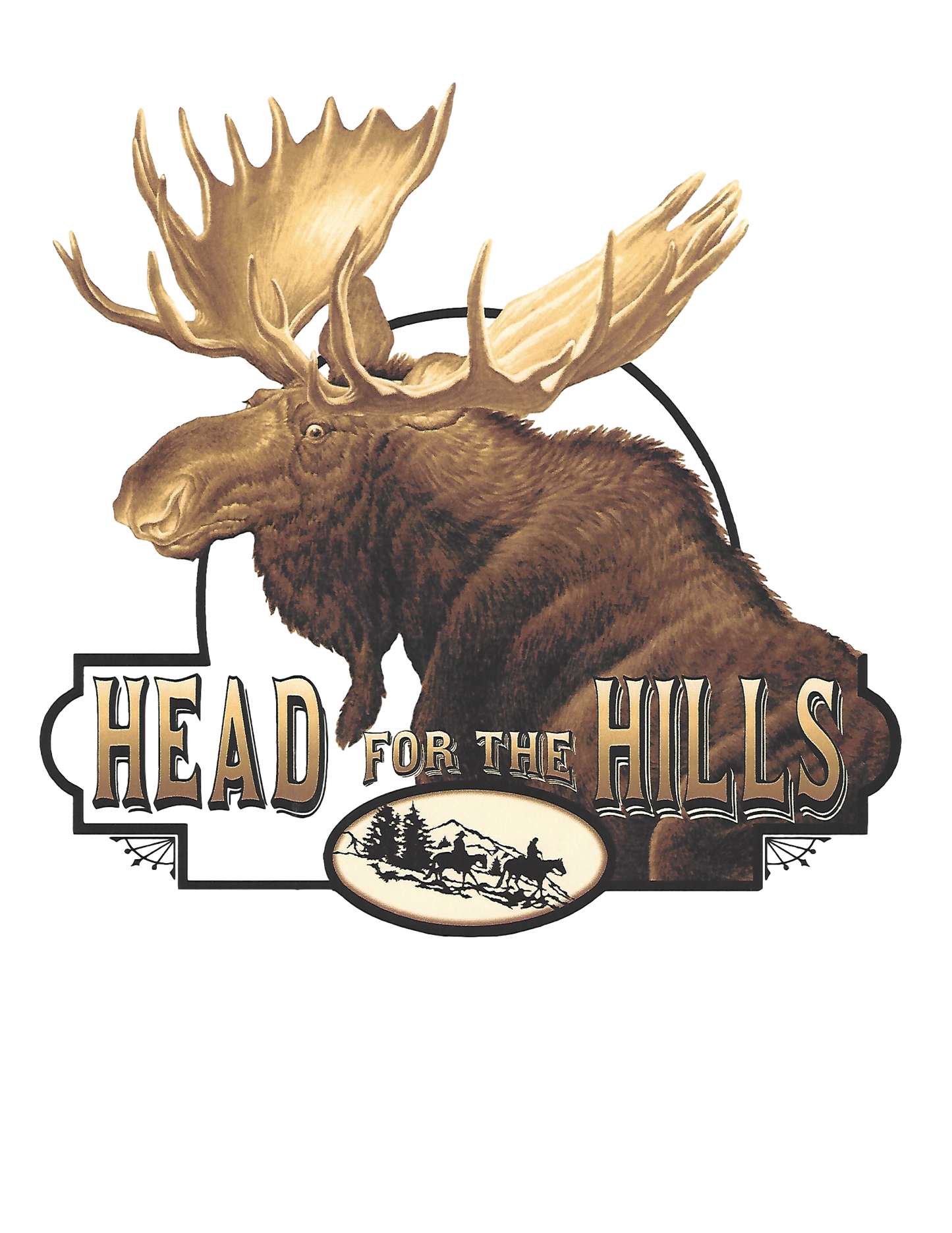 Heavy Rock Head for the Hills Moose