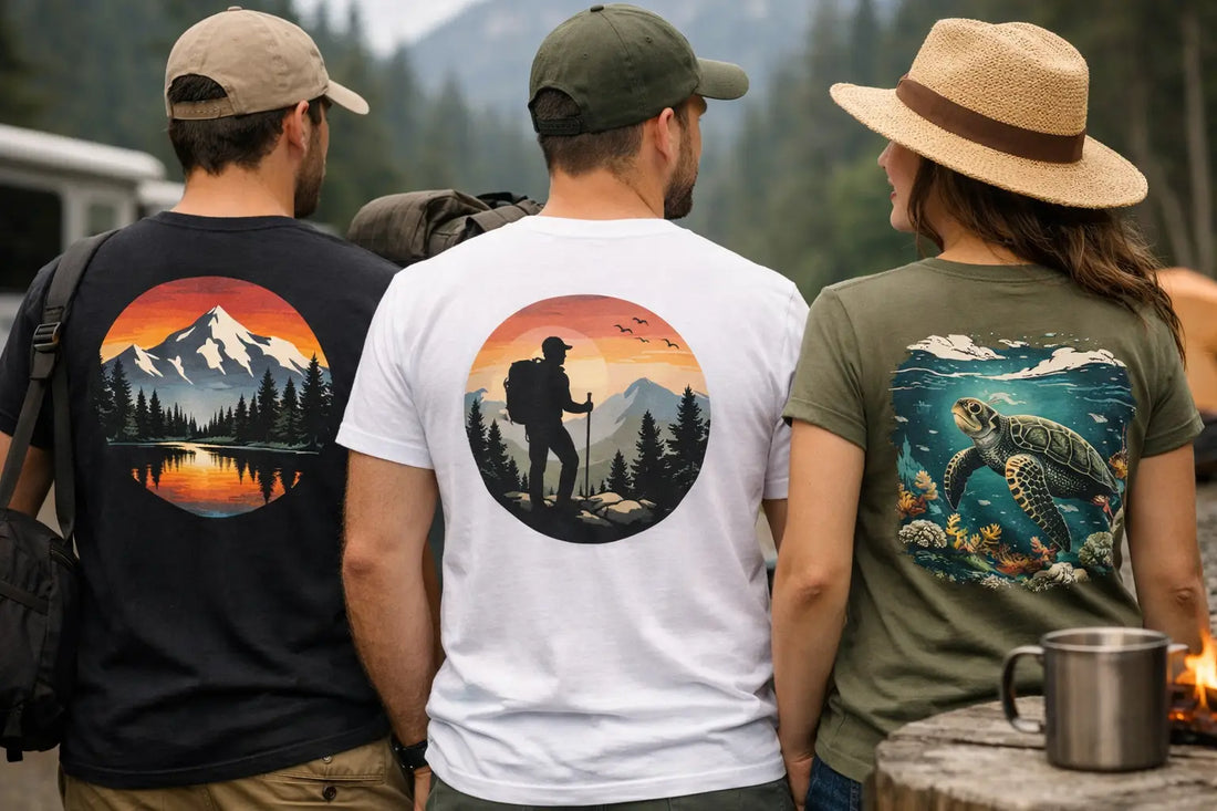 12 Graphic Shirt Design Examples That Work Outdoors