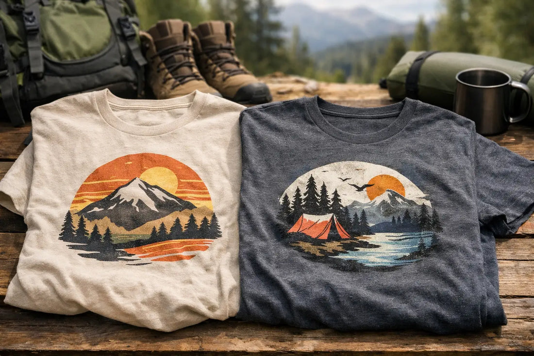 Cotton vs Blended Graphic Shirts for Outdoors