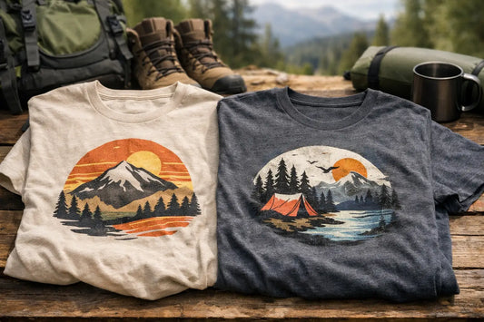 Cotton vs Blended Graphic Shirts for Outdoors
