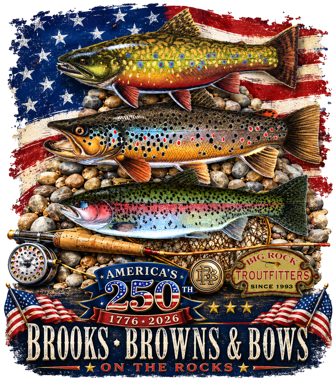 America 250 Brooks Browns and Bows