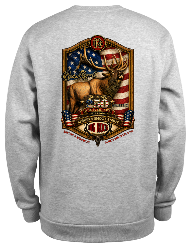 Sweatshirt Heavy Rock America 250 Crown Royal