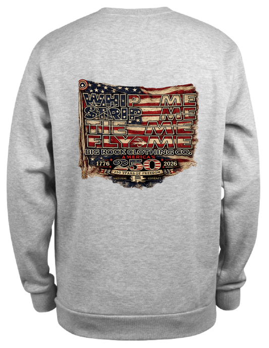 Sweatshirt Heavy Rock Big Rock America 250 Whip Me