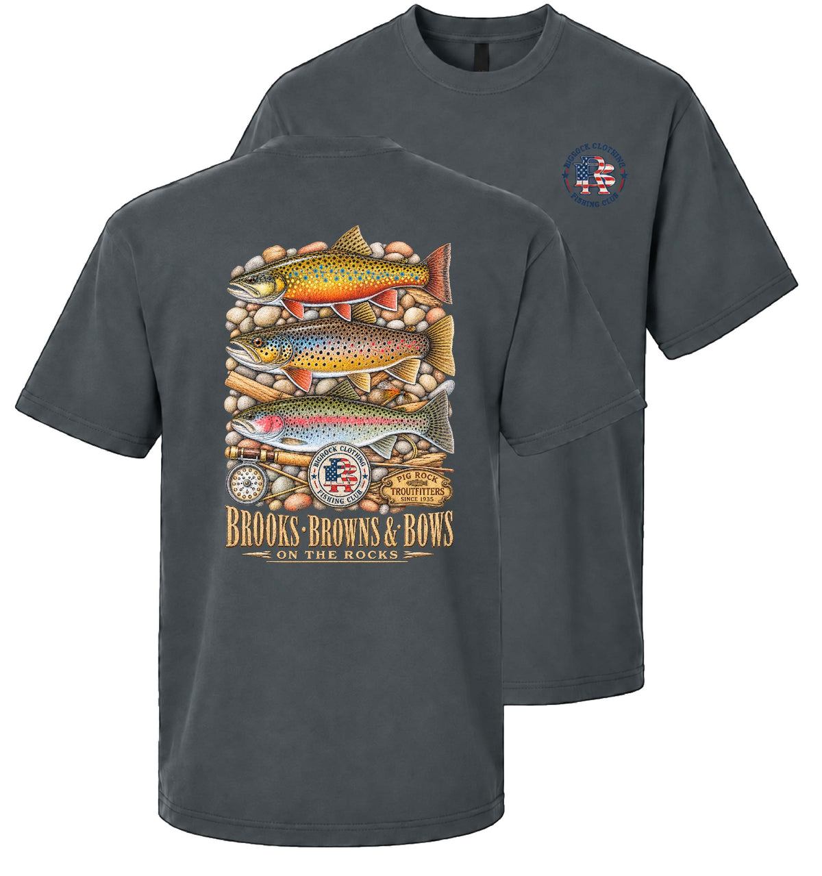 Heavy Rock Brooks, Browns & Bows