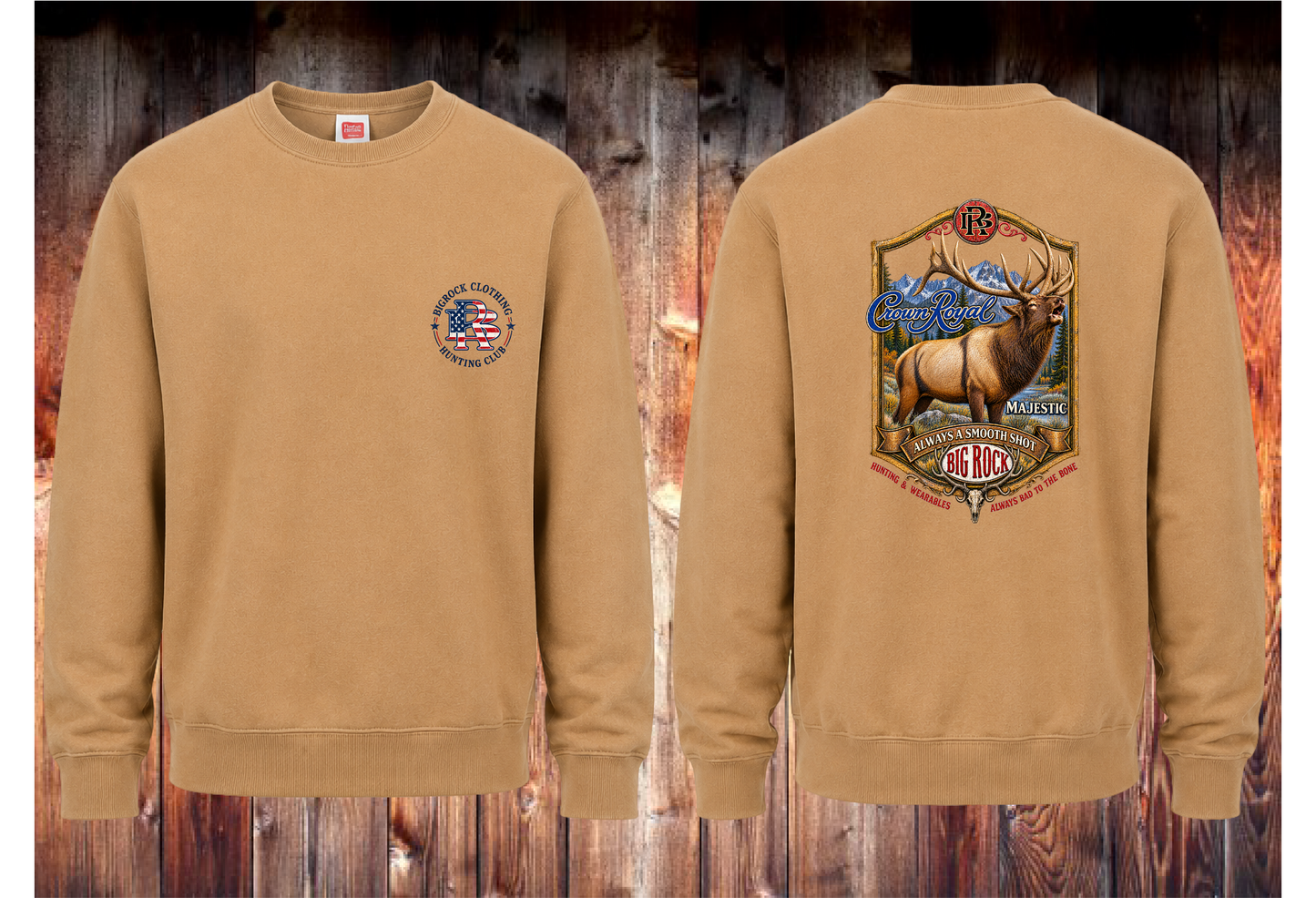Sweatshirt Heavy Rock Crown Royal