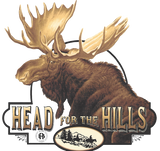 Heavy Rock Hoodie Head For The Hills Moose