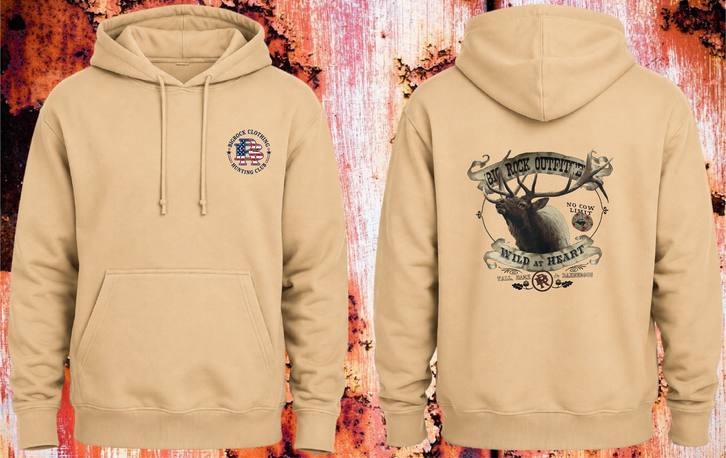 Hoodie Heavy Rock Wild At Heart