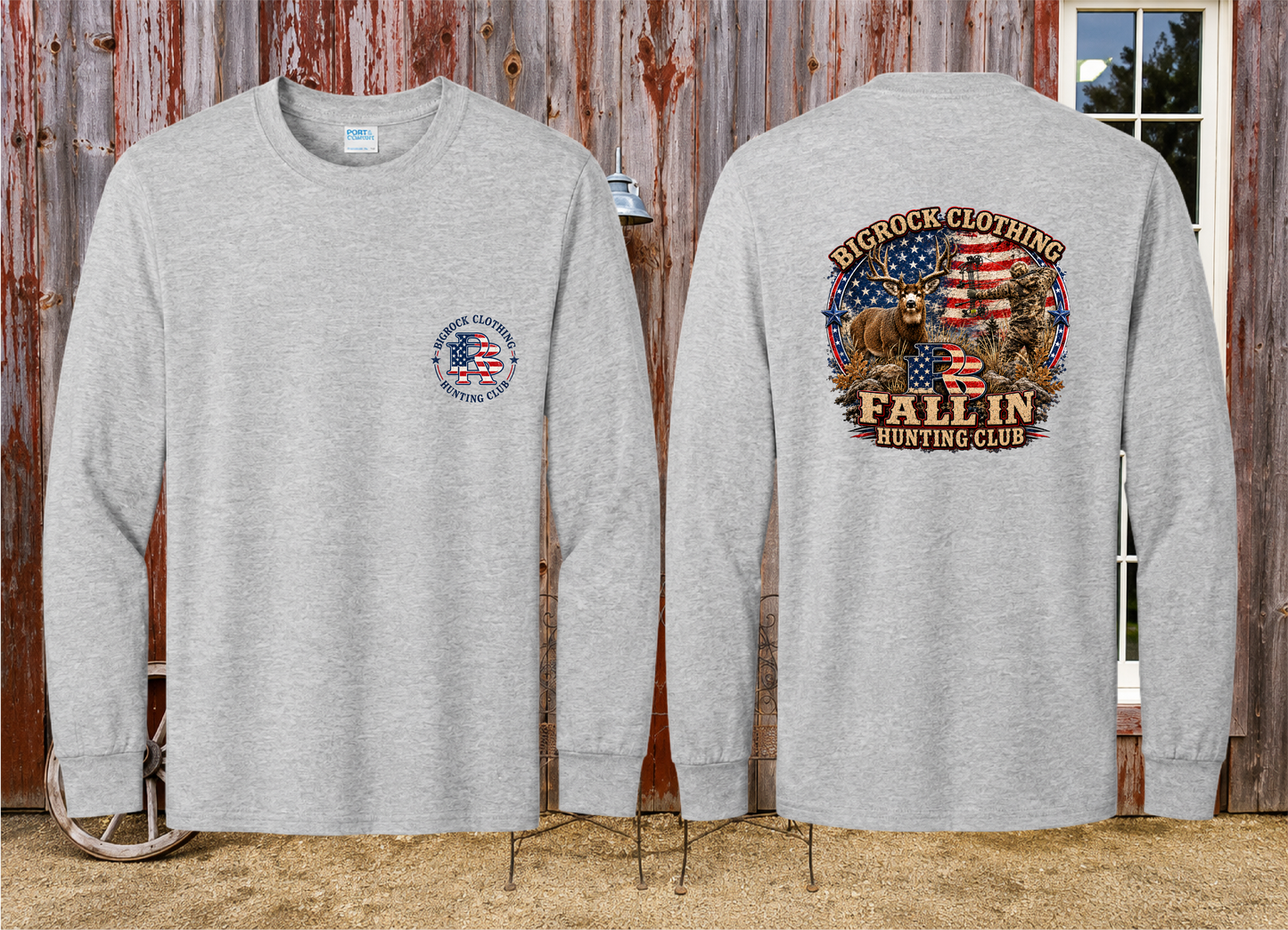 Long Sleeve Light Rock "Fall In" Mule Deer Archery (New Design)