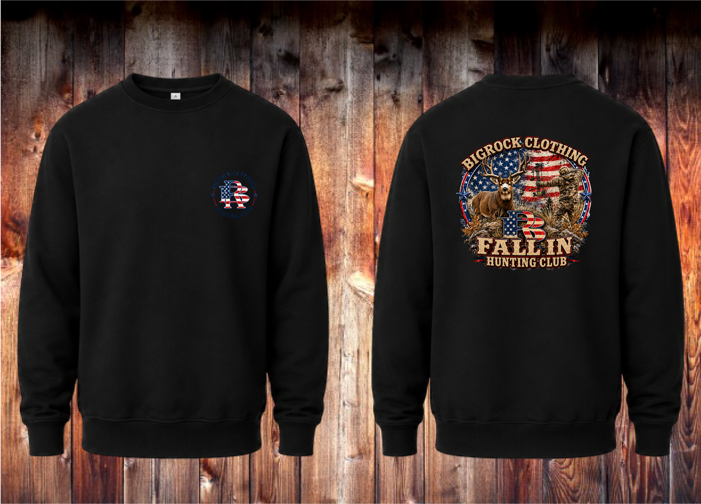 Sweatshirt Heavy Rock "Fall In" Mule Deer Archery(New Design)