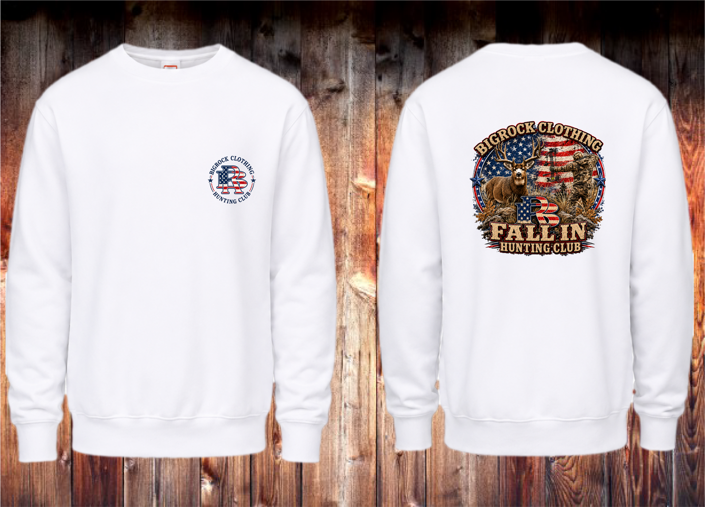 Sweatshirt Heavy Rock "Fall In" Mule Deer Archery(New Design)