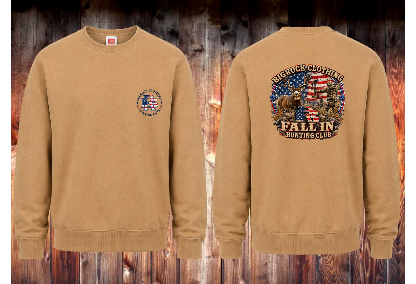 Sweatshirt Heavy Rock "Fall In" Mule Deer Archery(New Design)
