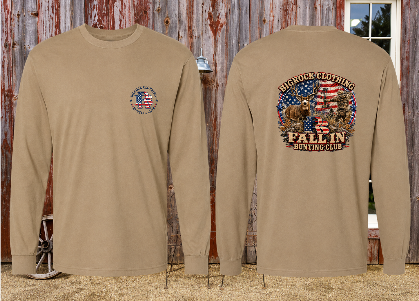 Long Sleeve Light Rock "Fall In" Mule Deer Archery (New Design)