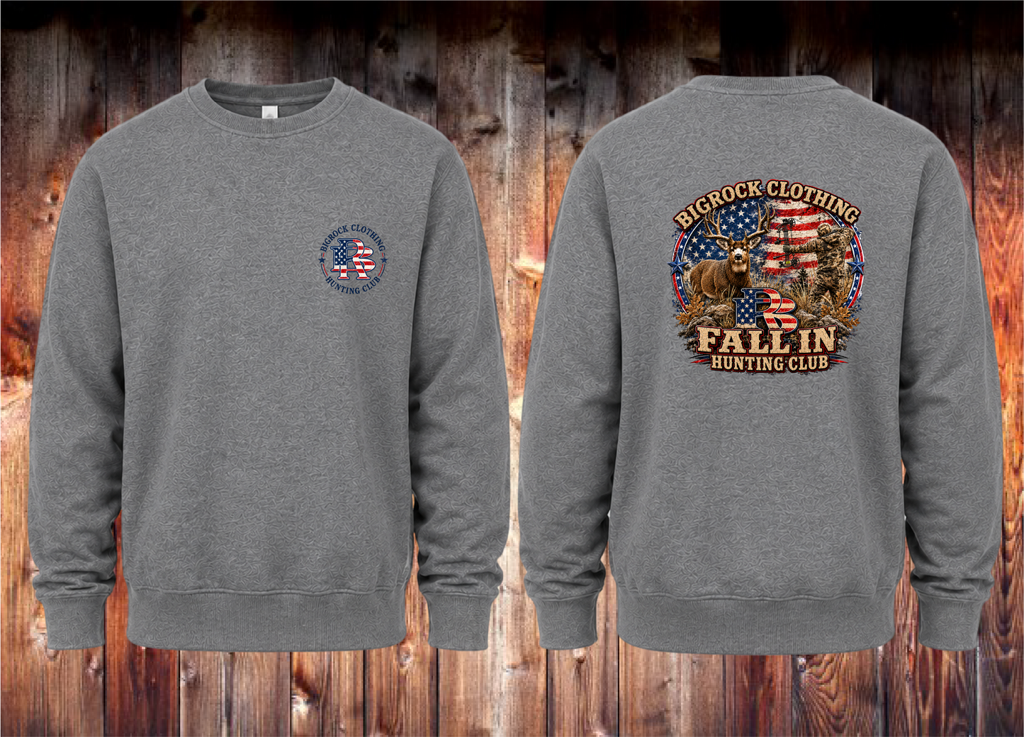 Sweatshirt Heavy Rock "Fall In" Mule Deer Archery(New Design)