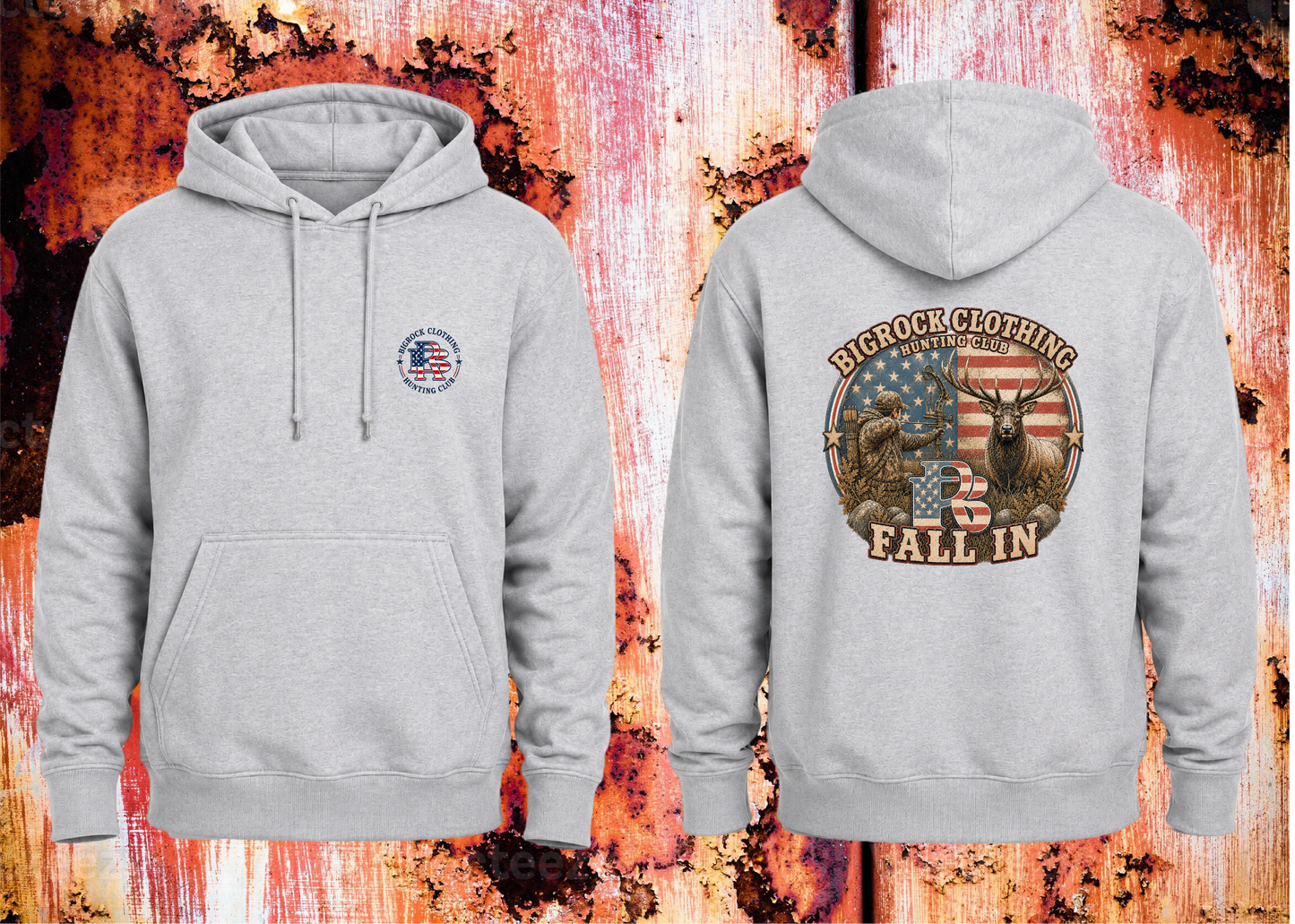 Hoodie Heavy Rock Fall In (ELK)