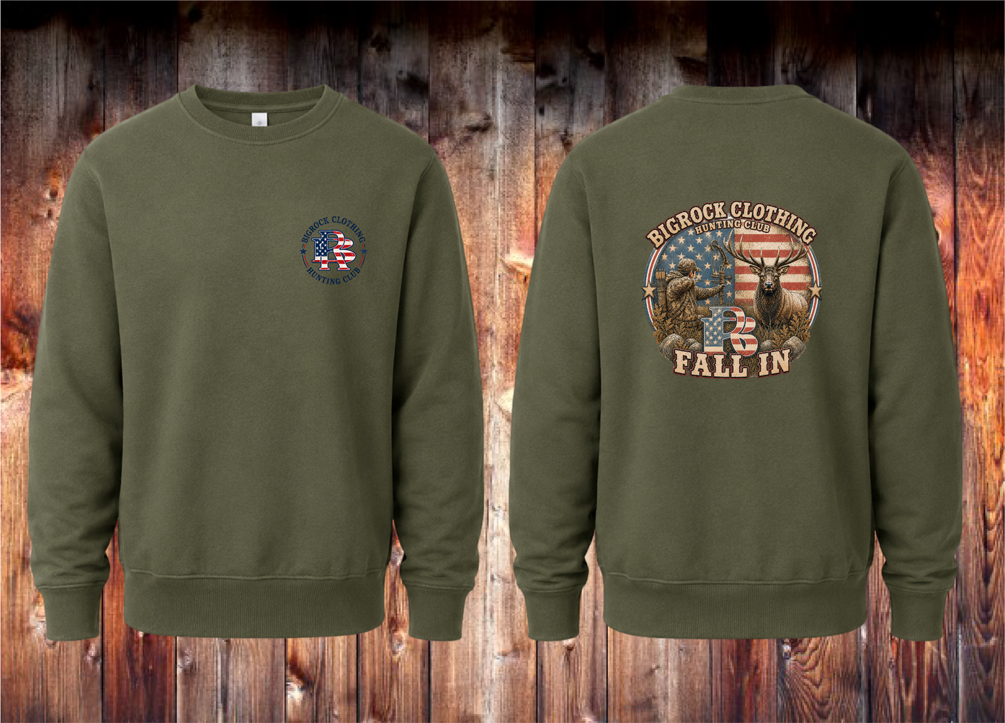 Sweatshirt Heavy Rock Fall In (ELK)