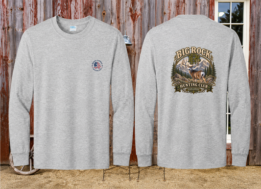 Long Sleeve Light Rock BR Mule Deer Hunting Club(Color)