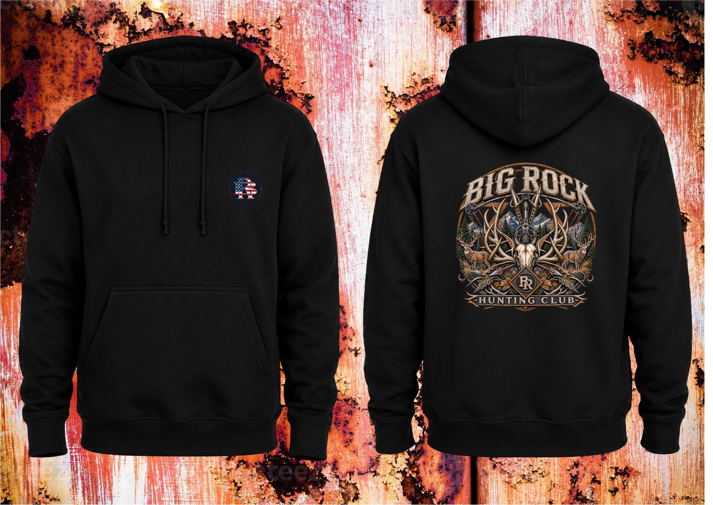 Hoodie Heavy Bigrock Archery Hunting Club