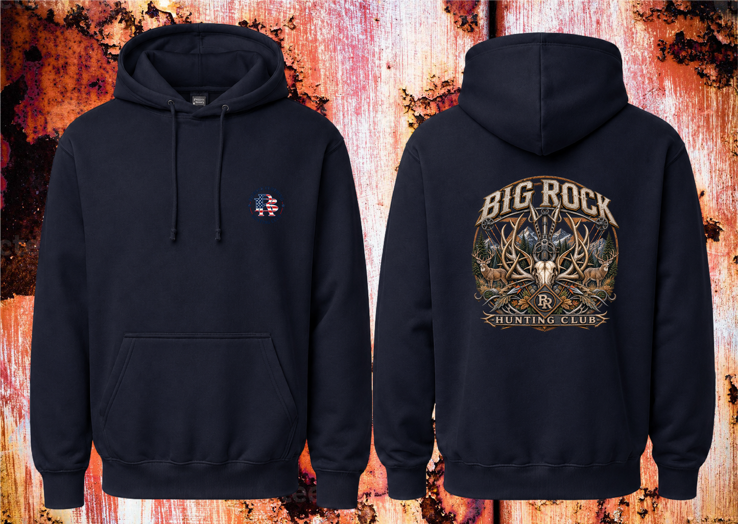 Hoodie Heavy Bigrock Archery Hunting Club