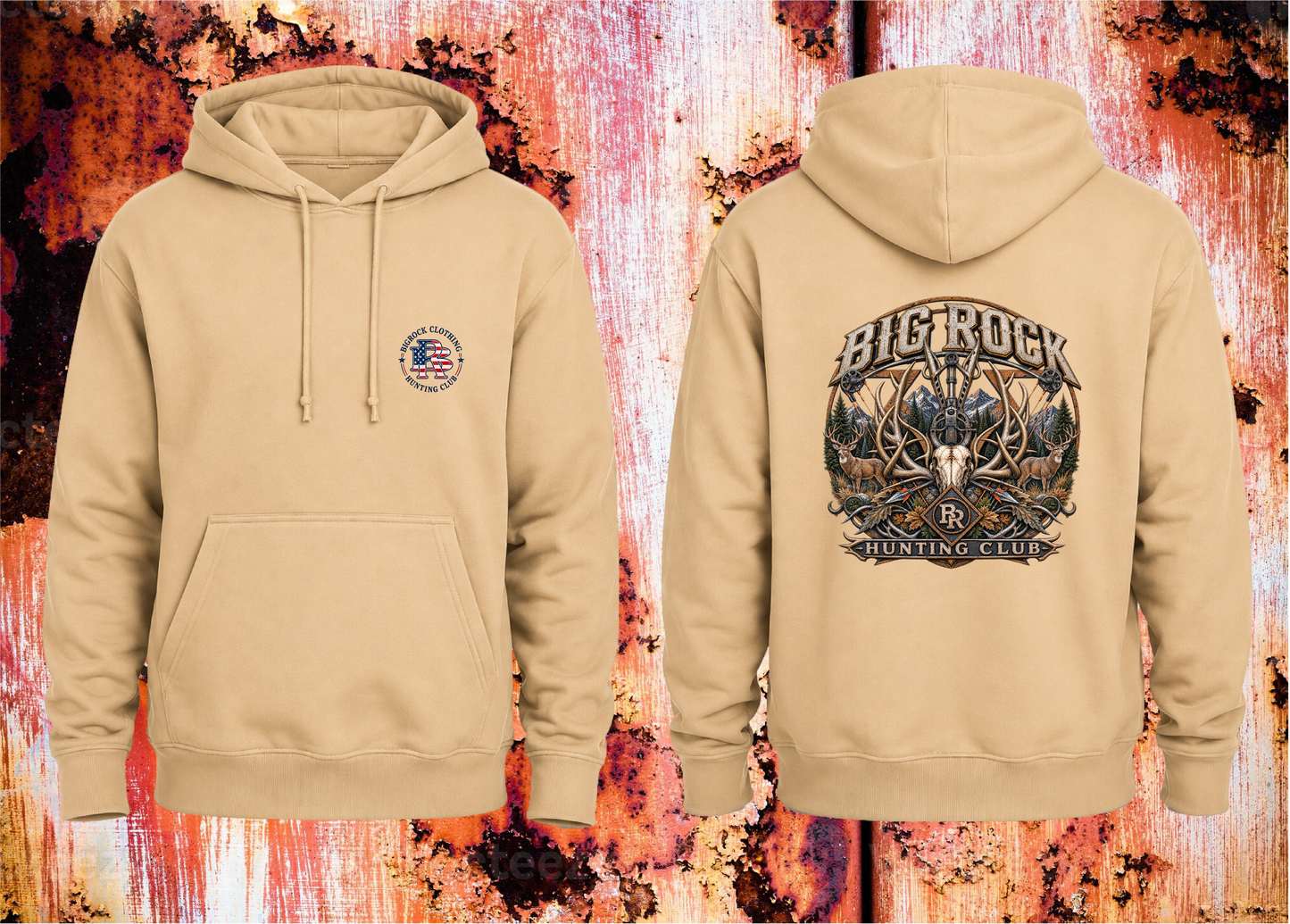 Hoodie Heavy Bigrock Archery Hunting Club