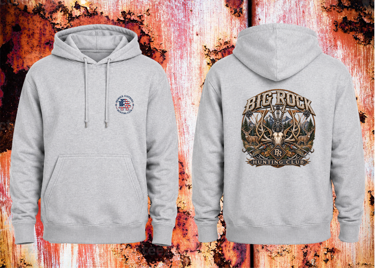 Hoodie Heavy Bigrock Archery Hunting Club