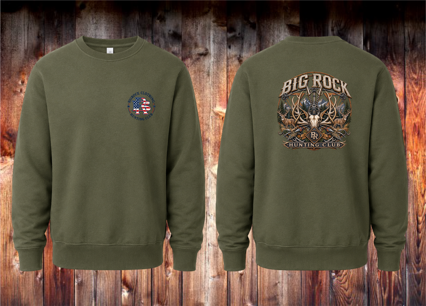 Sweatshirt Heavy Rock Bigrock Archery Hunting Club