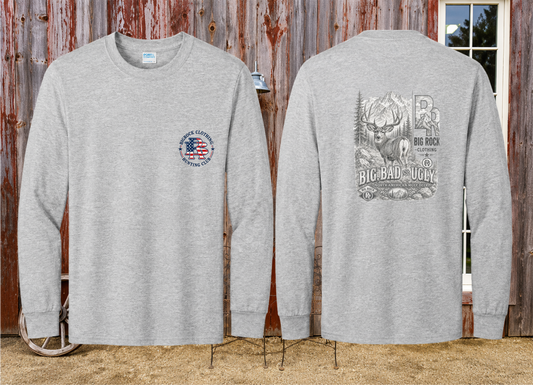 Long Sleeve Light Rock "Big,Bad,Ugly" Mule Deer Pencil