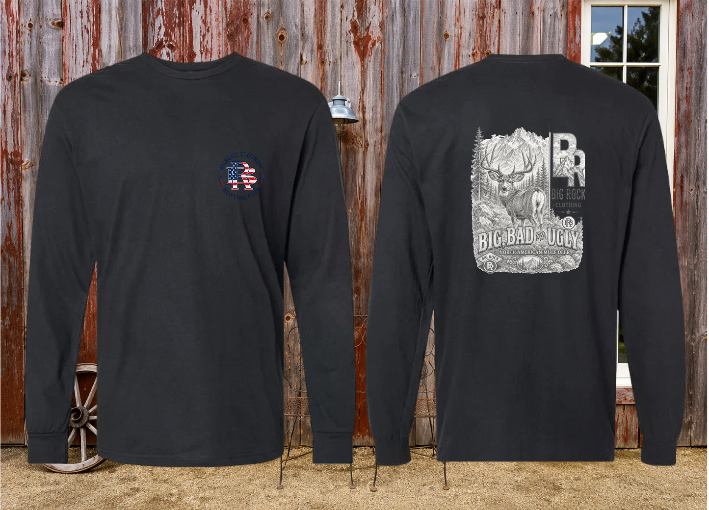 Long Sleeve Light Rock "Big,Bad,Ugly" Mule Deer Pencil