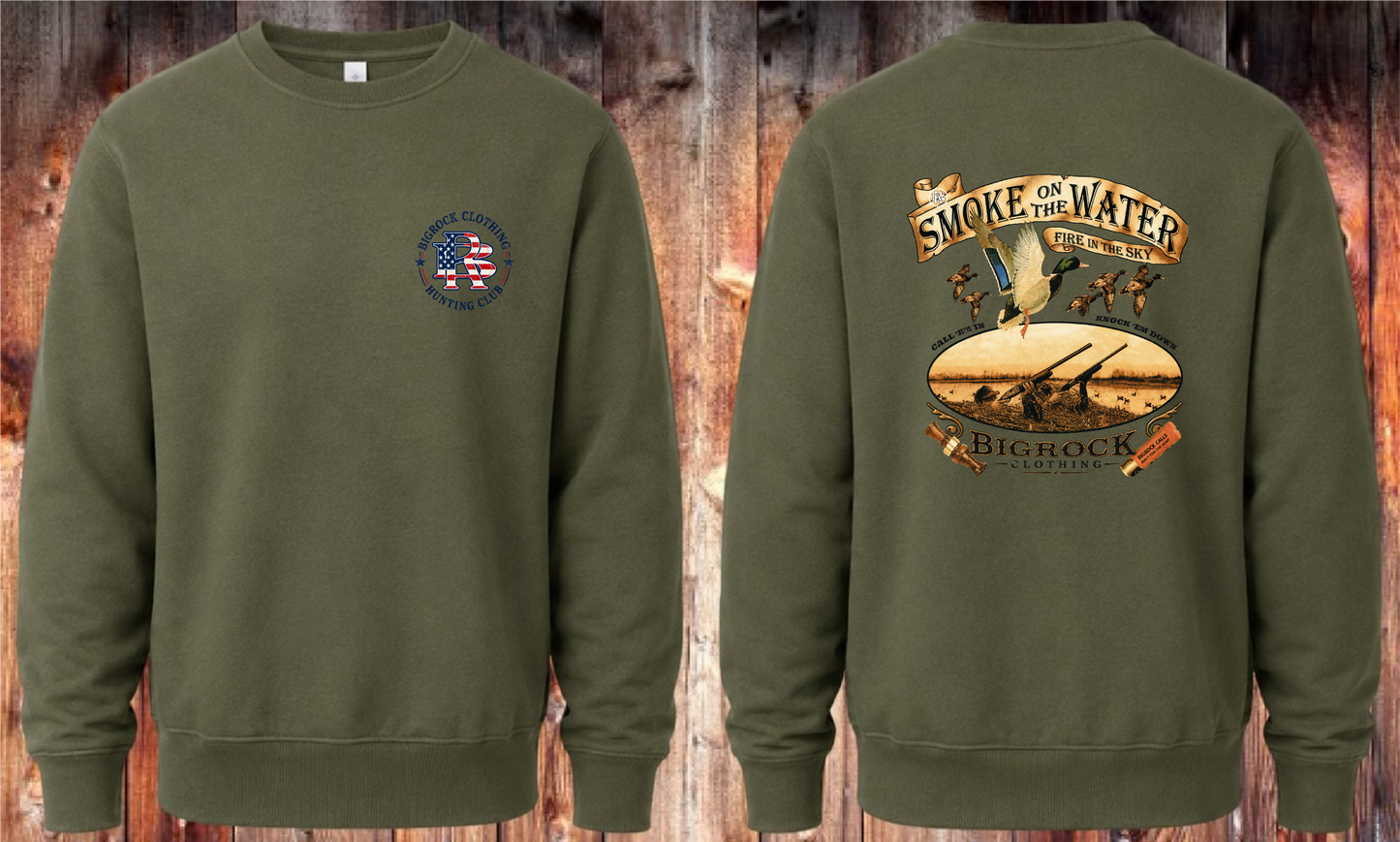 Sweatshirt Heavy Rock Smoke On The Water