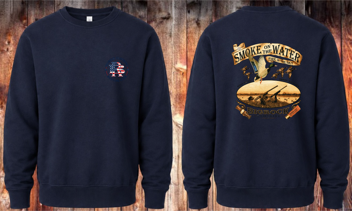 Sweatshirt Heavy Rock Smoke On The Water