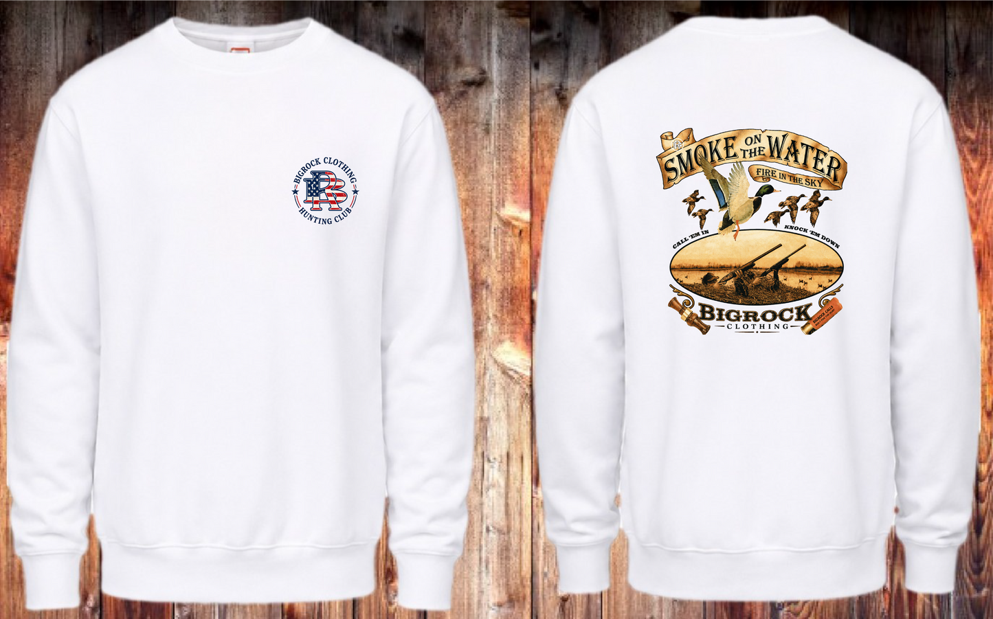 Sweatshirt Heavy Rock Smoke On The Water