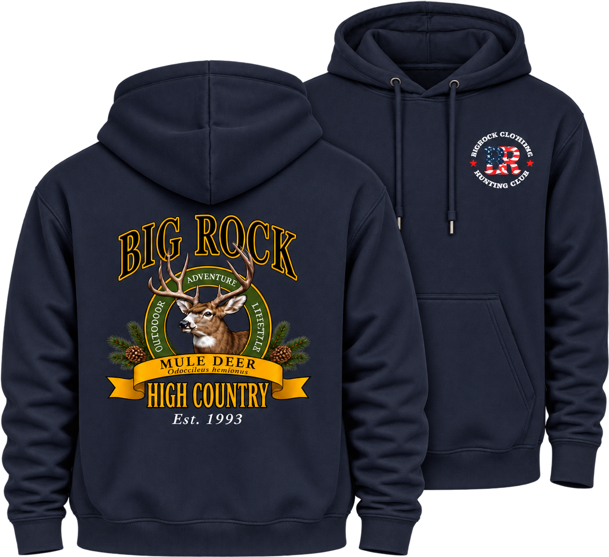 Hoodie Heavy High Country Mule Deer