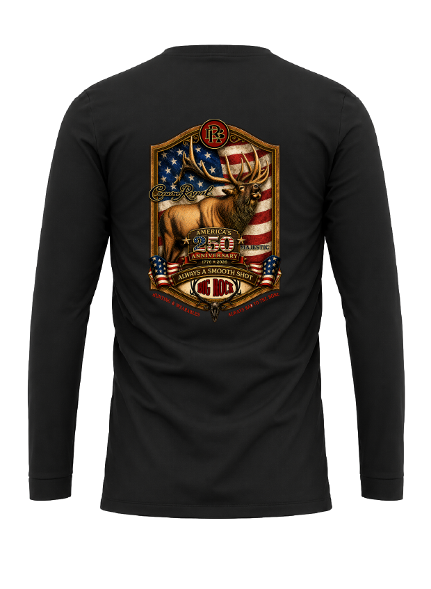 Long Sleeve Light Rock America 250 Crown Royal