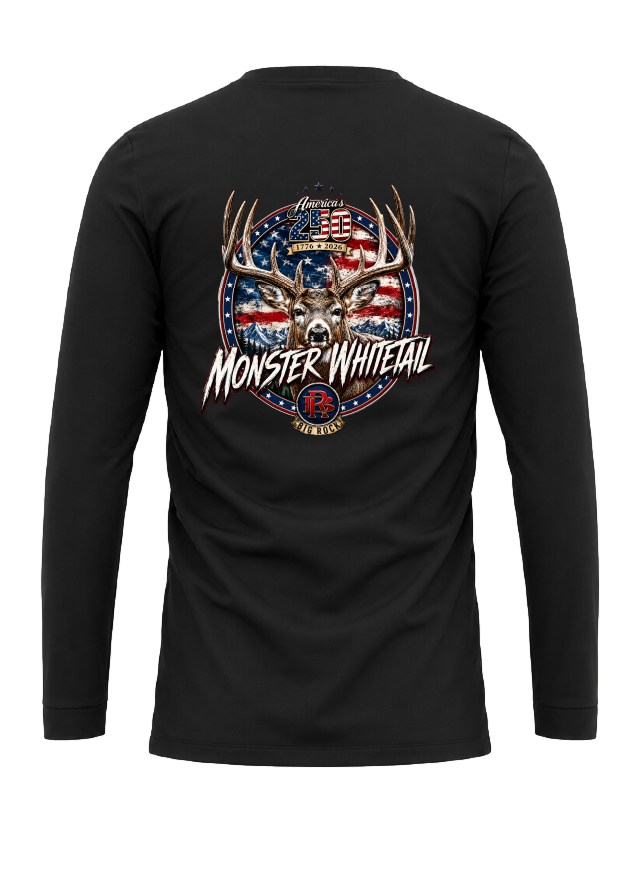 Long Sleeve Light Rock America 250 Monster Whitetail