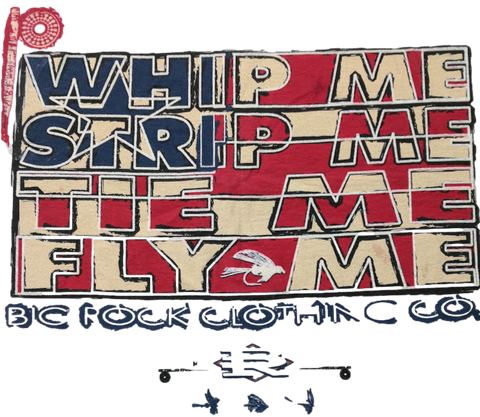 Heavy Rock Sweatshirt Whip Me Strip Me (Patriotic)