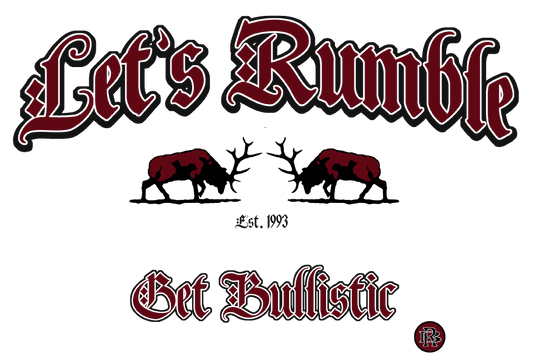 Sweatshirt Heavy Rock Lets Rumble (Front)