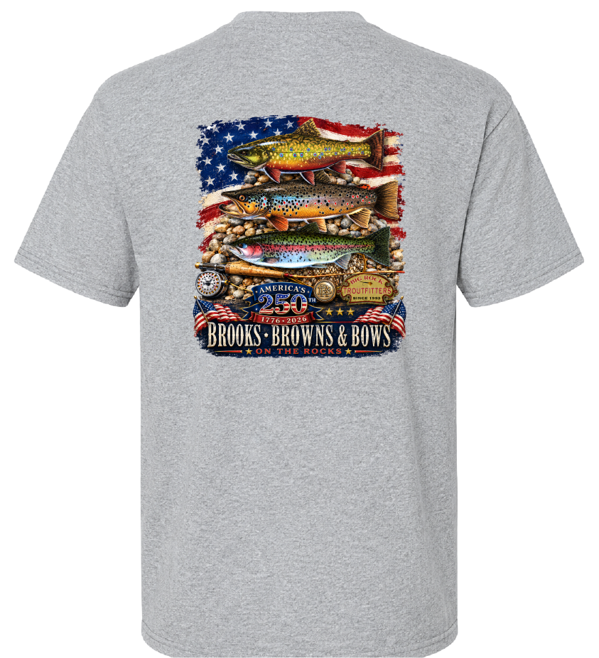 Heavy Rock America 250 Brooks Browns and Bows (Heavy Boxy oversize Shirt)